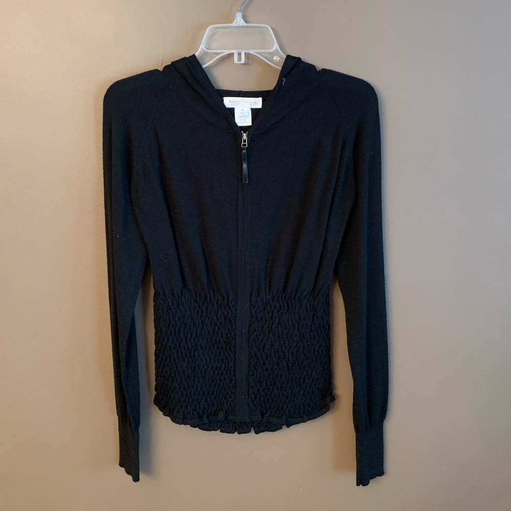 White House Black Market Zip Up Cardigan Sweater